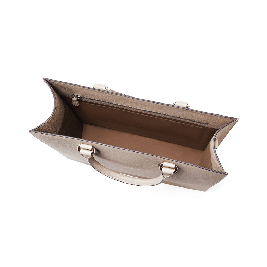 Marco Tote Bag Shrink Leather (Greige)
