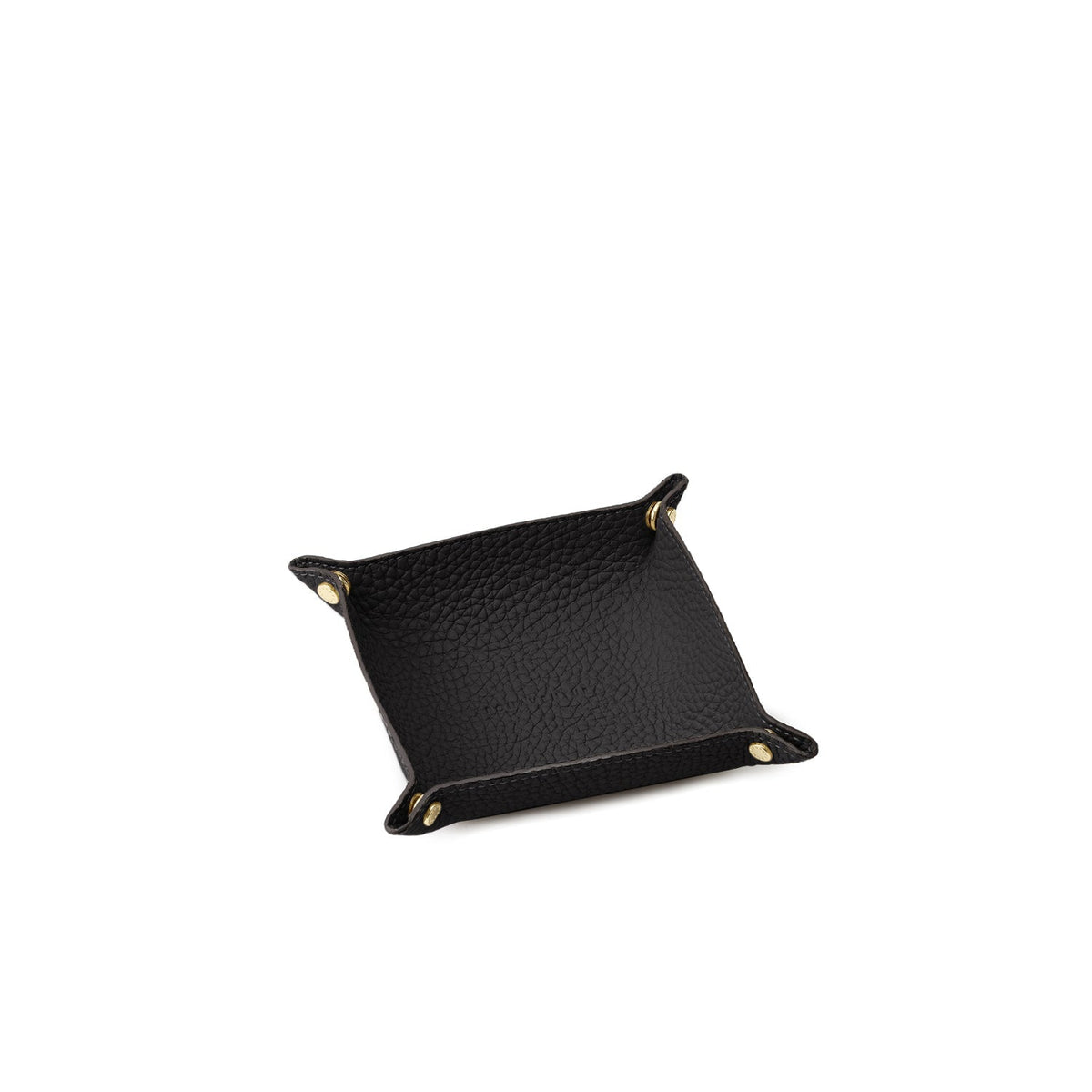 Valet Tray Shrink Leather (Black - Small)