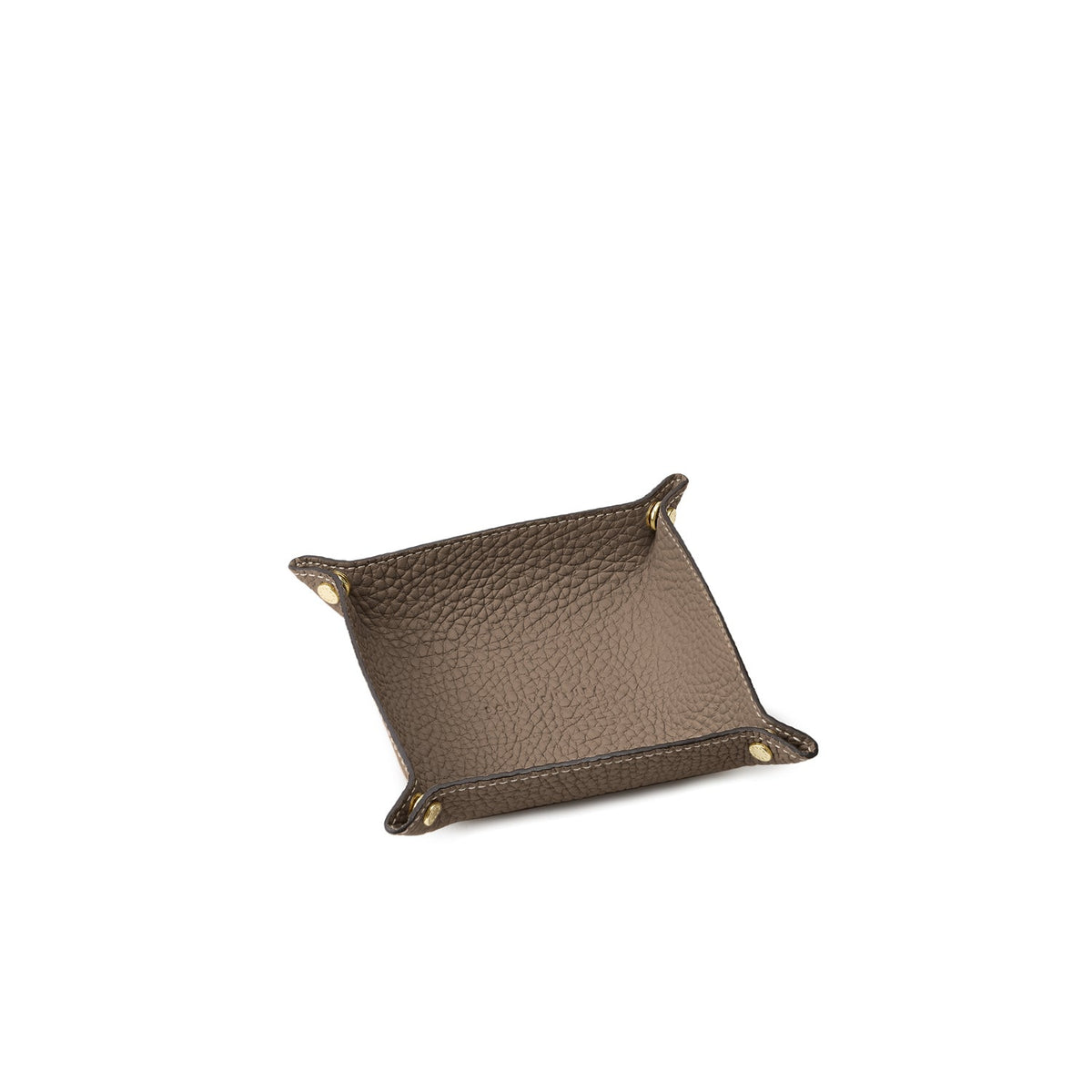 Valet Tray Shrink Leather (Etoupe - Small)