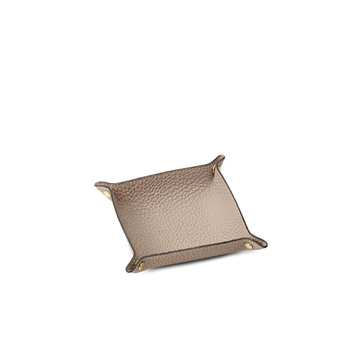 Valet Tray Shrink Leather (Greige - Small)