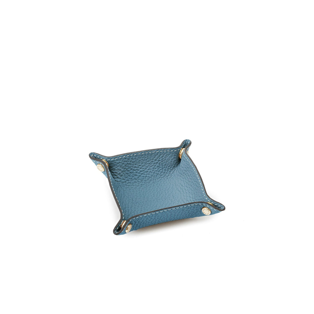 Valet Tray Shrink Leather (Blue Cyan - Mini)