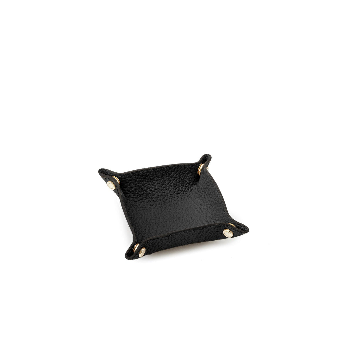 Valet Tray Shrink Leather (Black - Mini)
