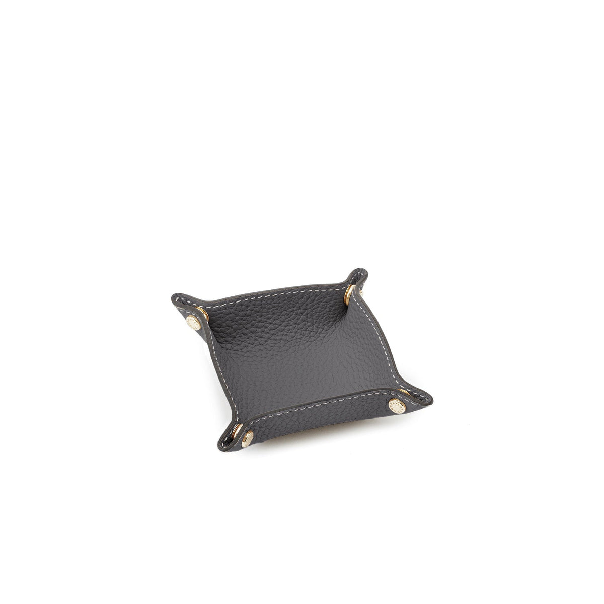 Valet Tray Shrink Leather (Charcoal Gray - Mini)