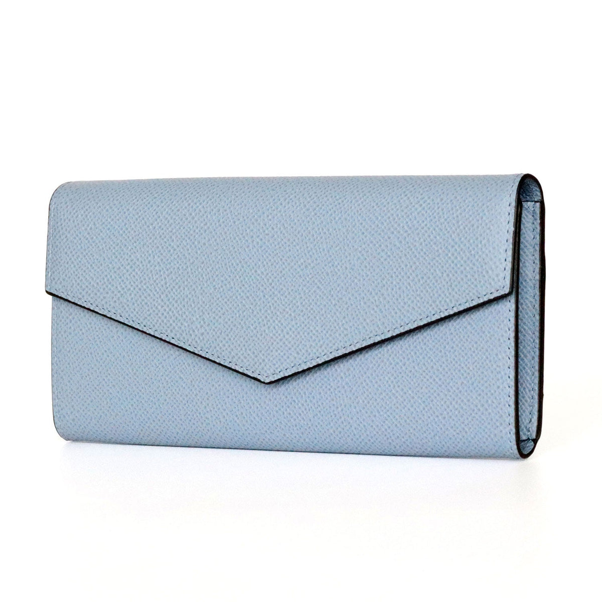 Envelope Long Wallet Nobile Leather (Blue Lin)