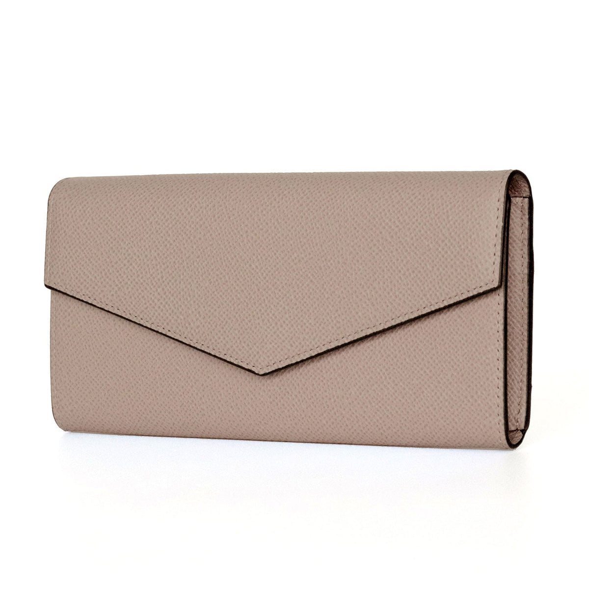 Envelope Long Wallet Nobile Leather (Greige)