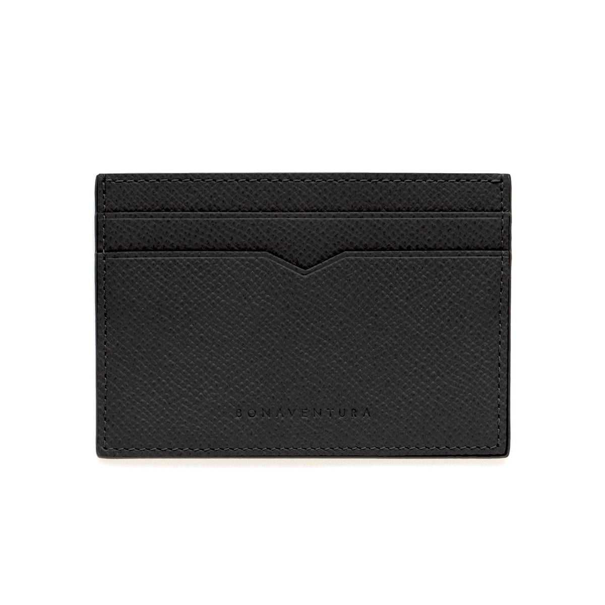 Slim Card Case Nobile Leather (Black)