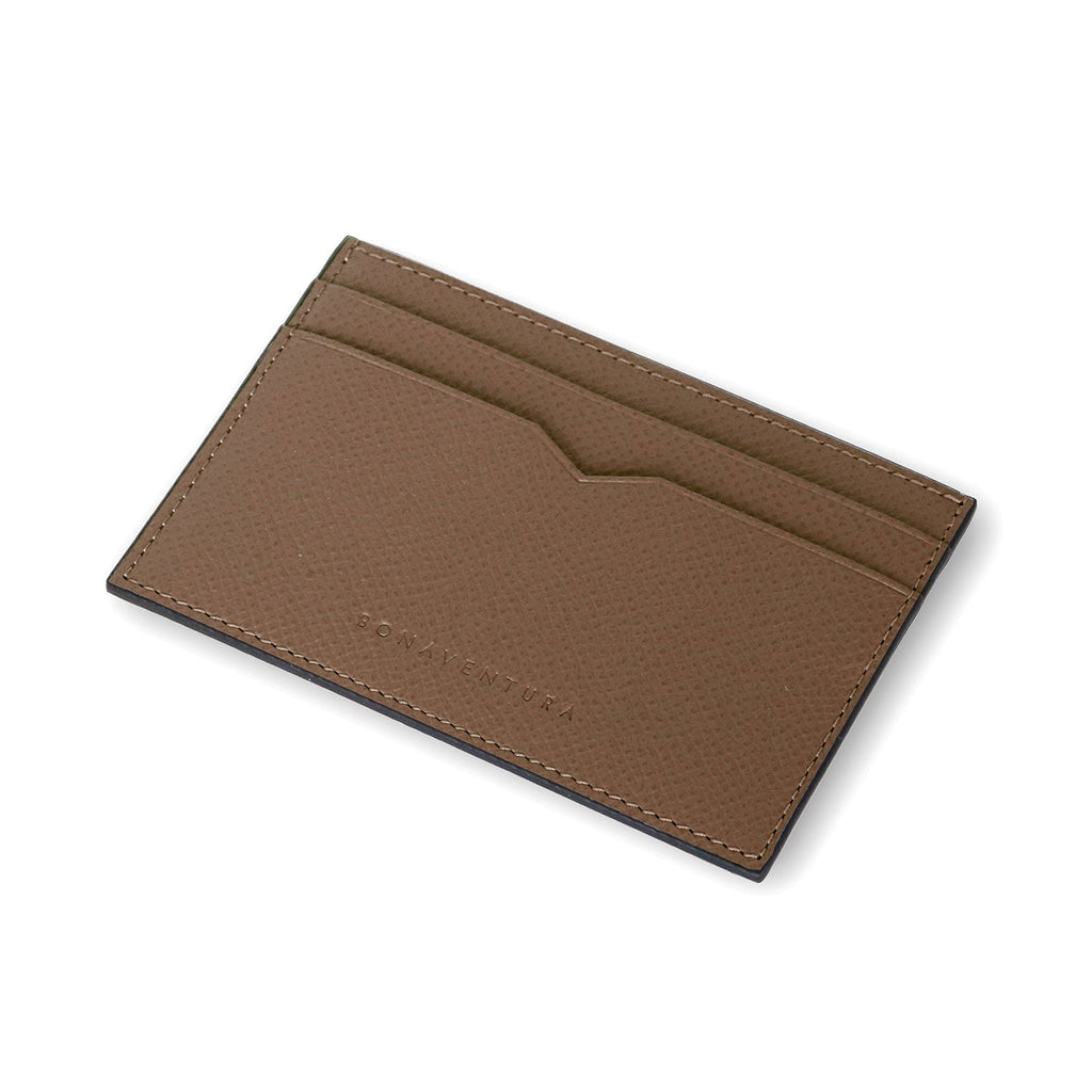 Slim Card Case Nobile Leather (Etoupe)