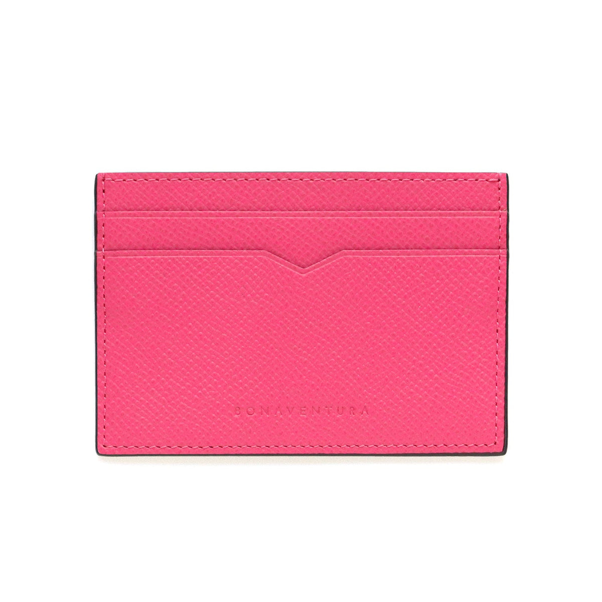 Slim Card Case Nobile Leather (Fuchsia Pink)