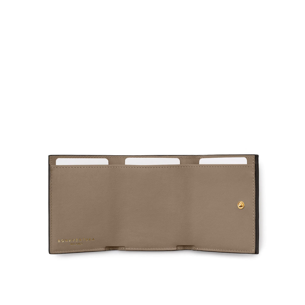 Vittoria Small Wallet Nobile Leather (Etoupe)