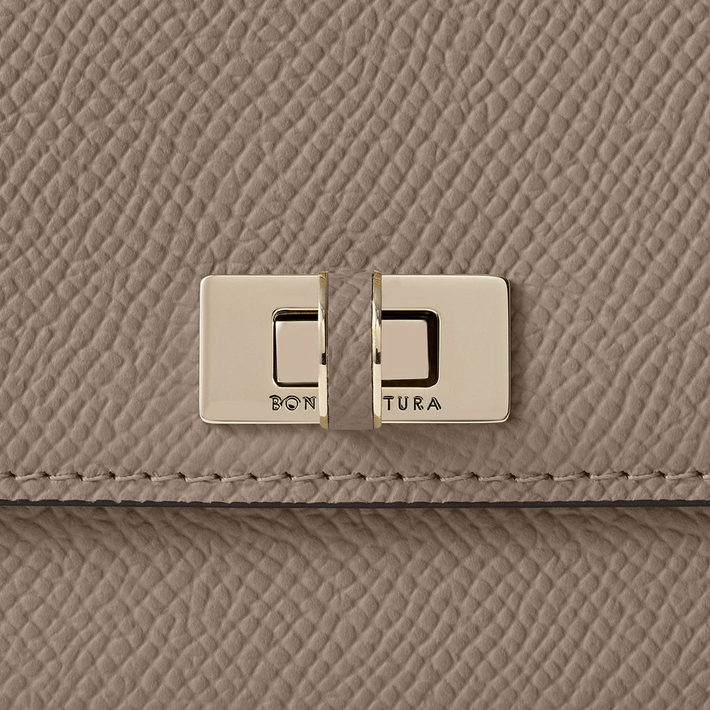 Vittoria Small Wallet Nobile Leather (Etoupe)