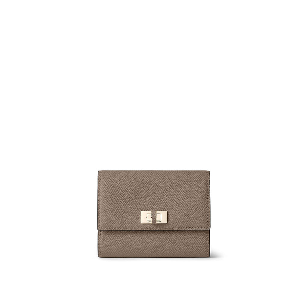Vittoria Compact Wallet Nobile Leather (Etoupe)