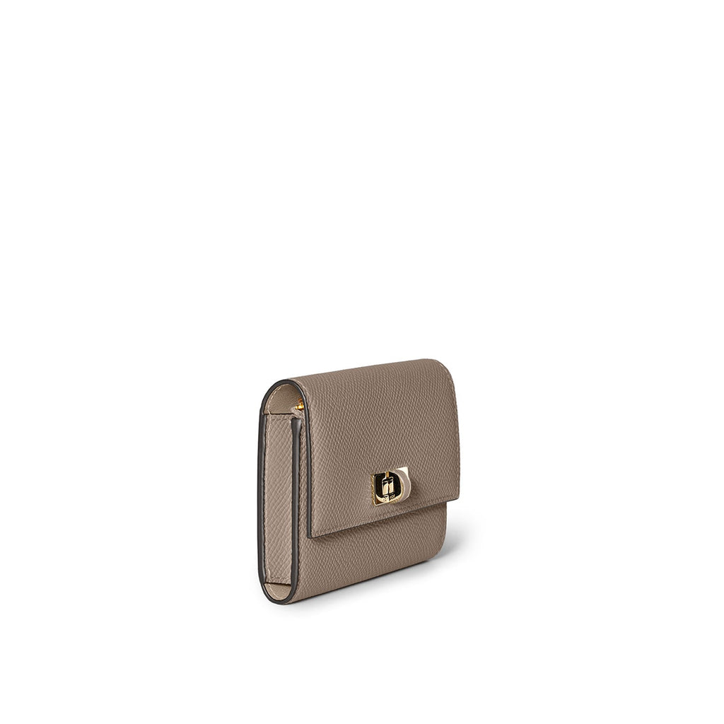 Vittoria Compact Wallet Nobile Leather (Etoupe)