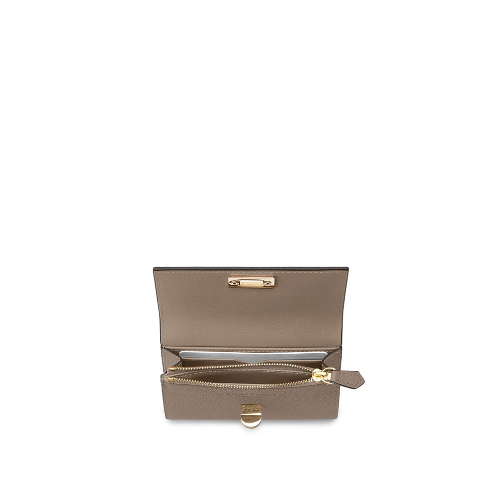 Vittoria Compact Wallet Nobile Leather (Etoupe)