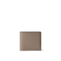 Bi-color Bi-fold Wallet Nobile Leather (Etoupe × Bordeaux)
