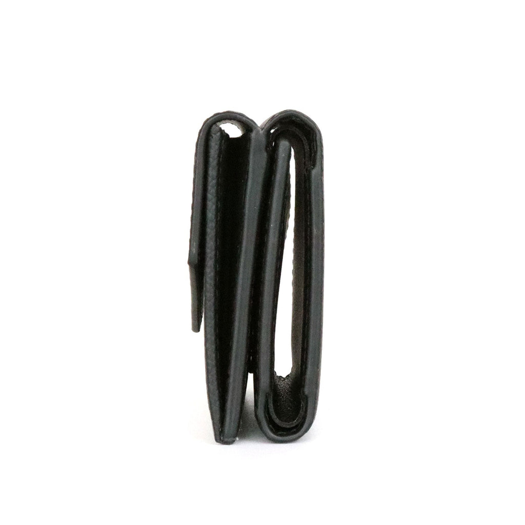 Small Wallet Nobile Leather (Black)
