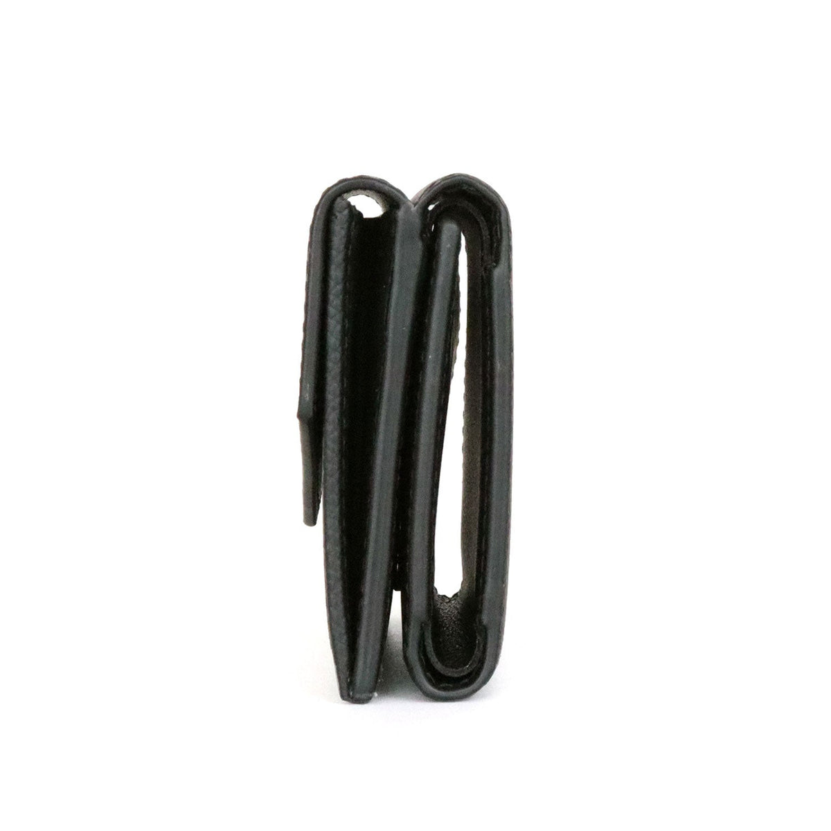 Small Wallet Nobile Leather (Black)