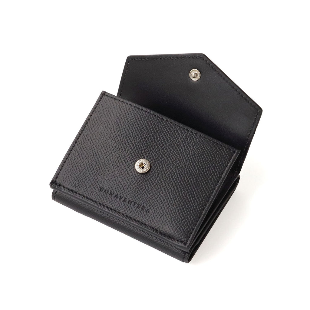 Small Wallet Nobile Leather (Black)