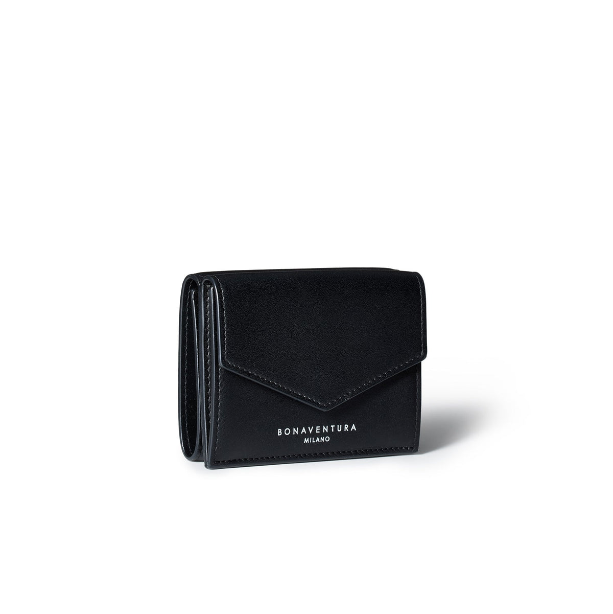 Small Wallet Smooth Leather (Black)