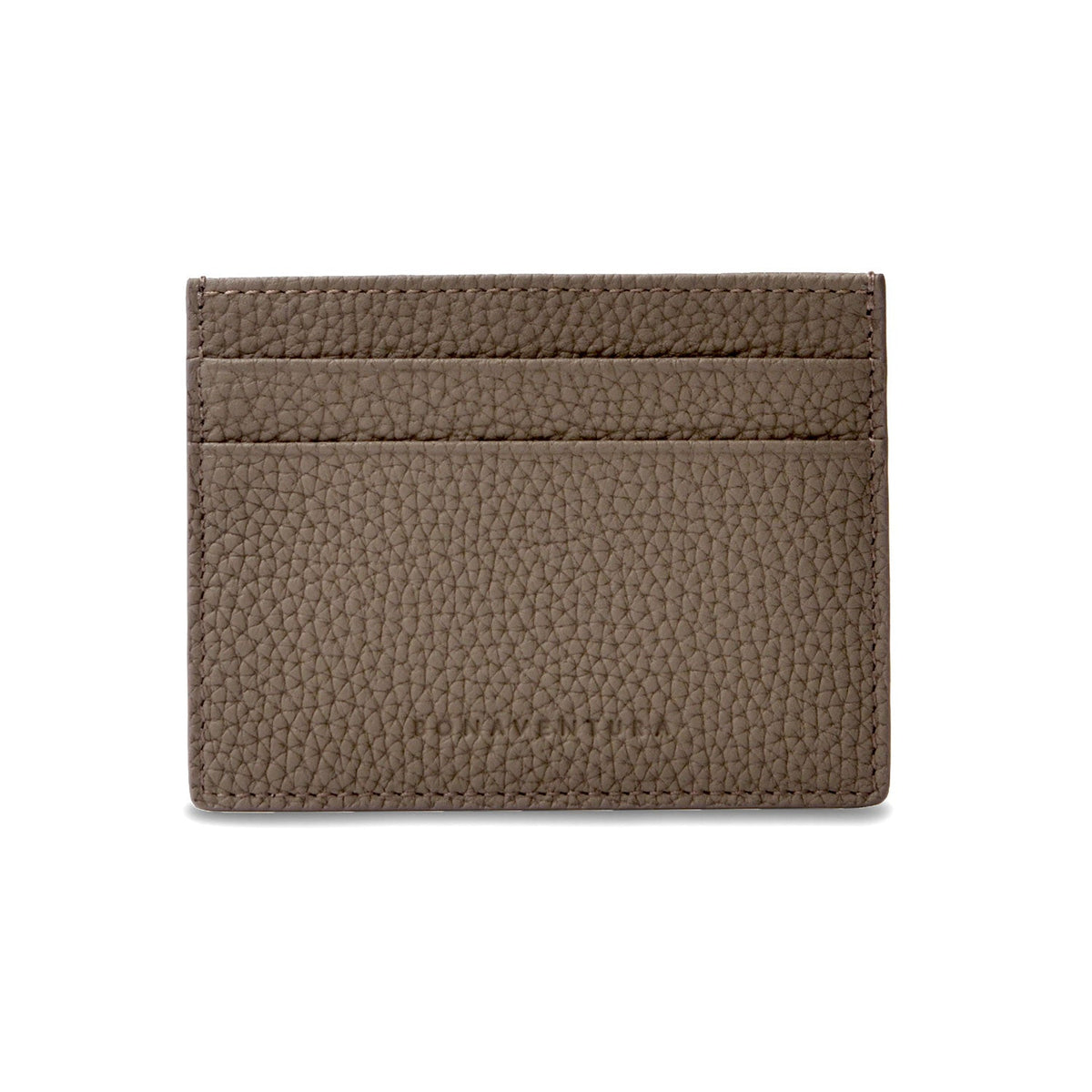 Card Holder Shrink Leather (Etoupe)