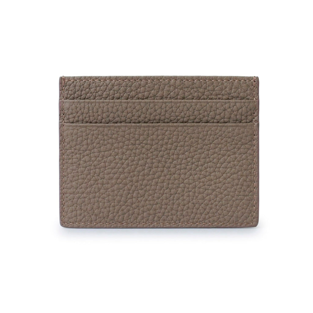 Card Holder Shrink Leather (Etoupe)