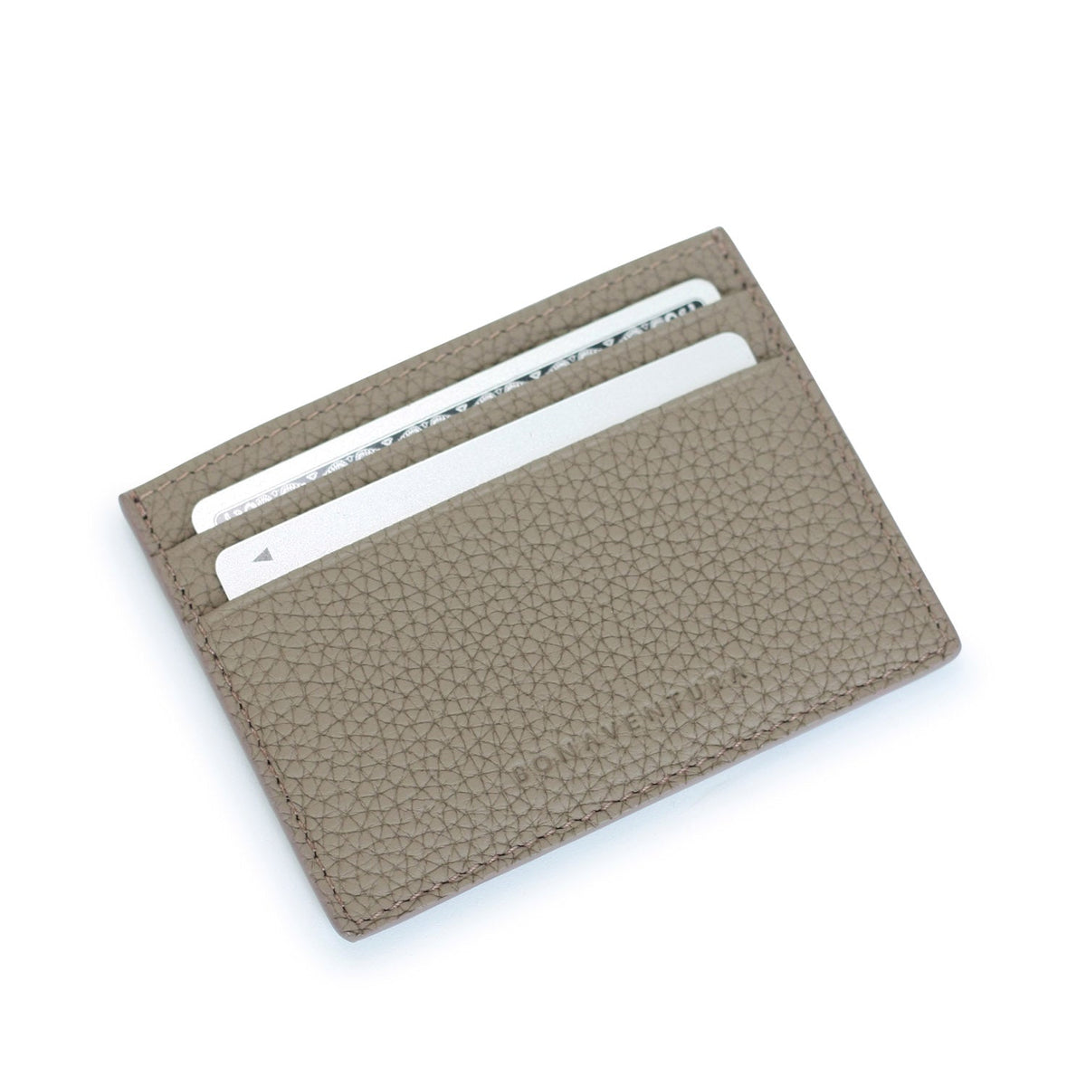 Card Holder Shrink Leather (Etoupe)