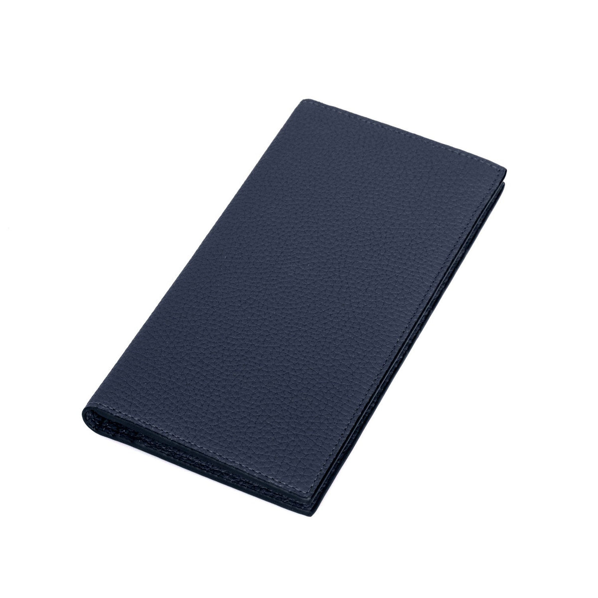 Long Wallet Shrink Leather (Navy)