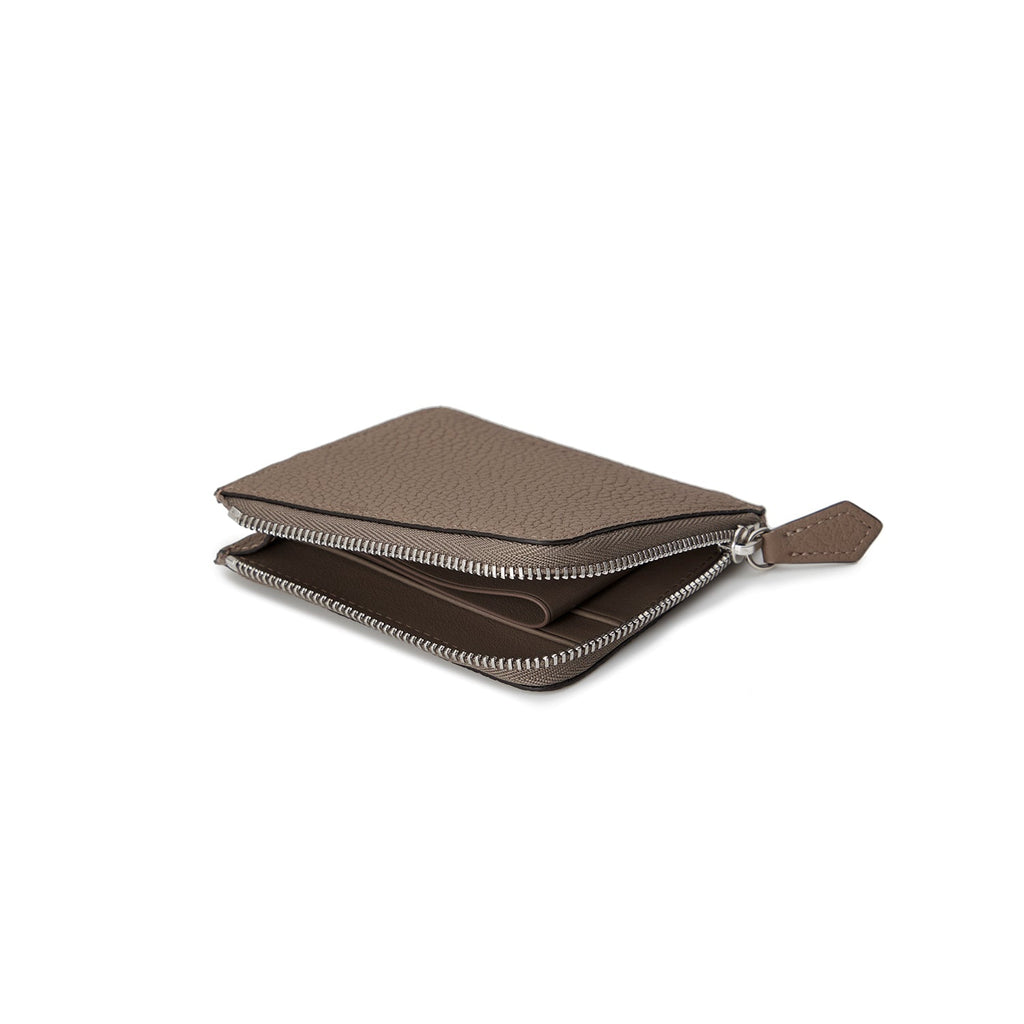 L-Zip Wallet Shrink Leather (Etoupe)