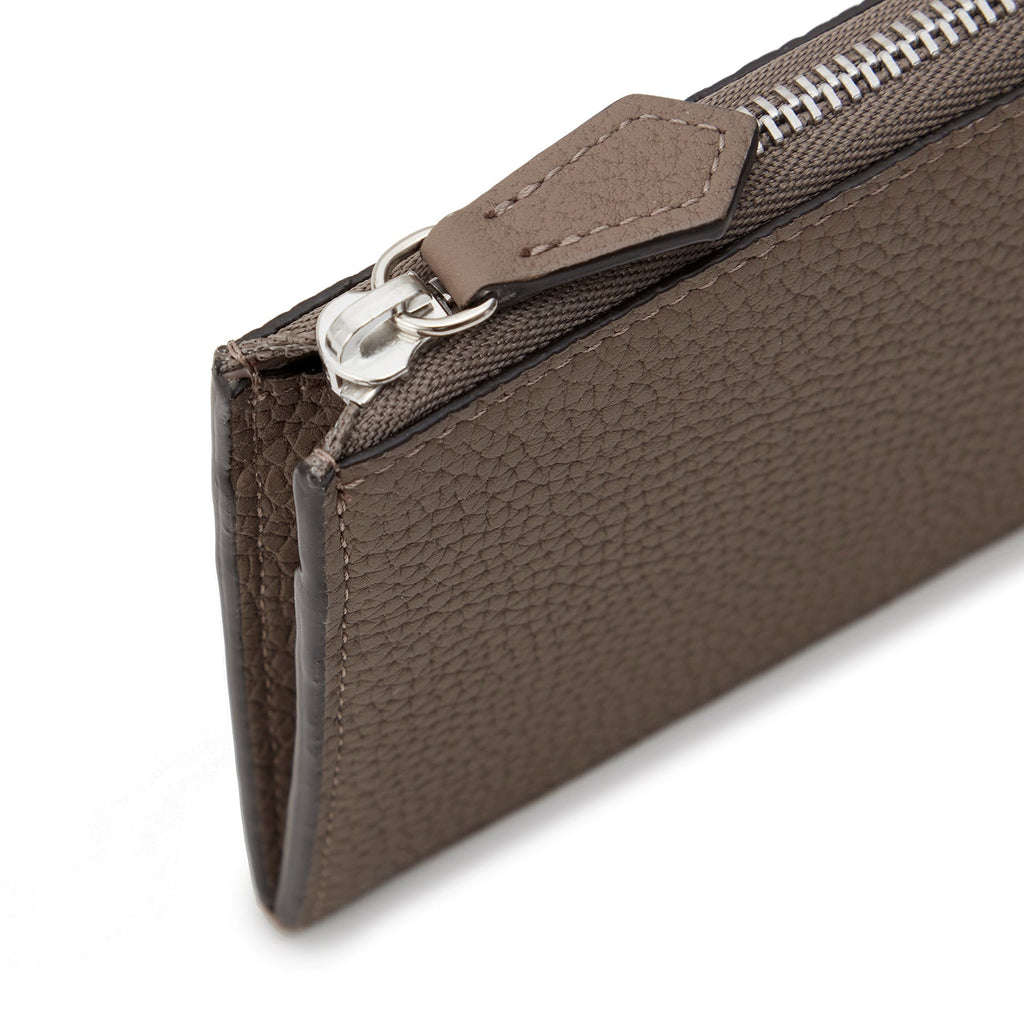 L-Zip Wallet Shrink Leather (Etoupe)