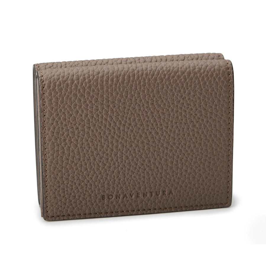 Men's Small Wallet Shrink Leather (Etoupe)