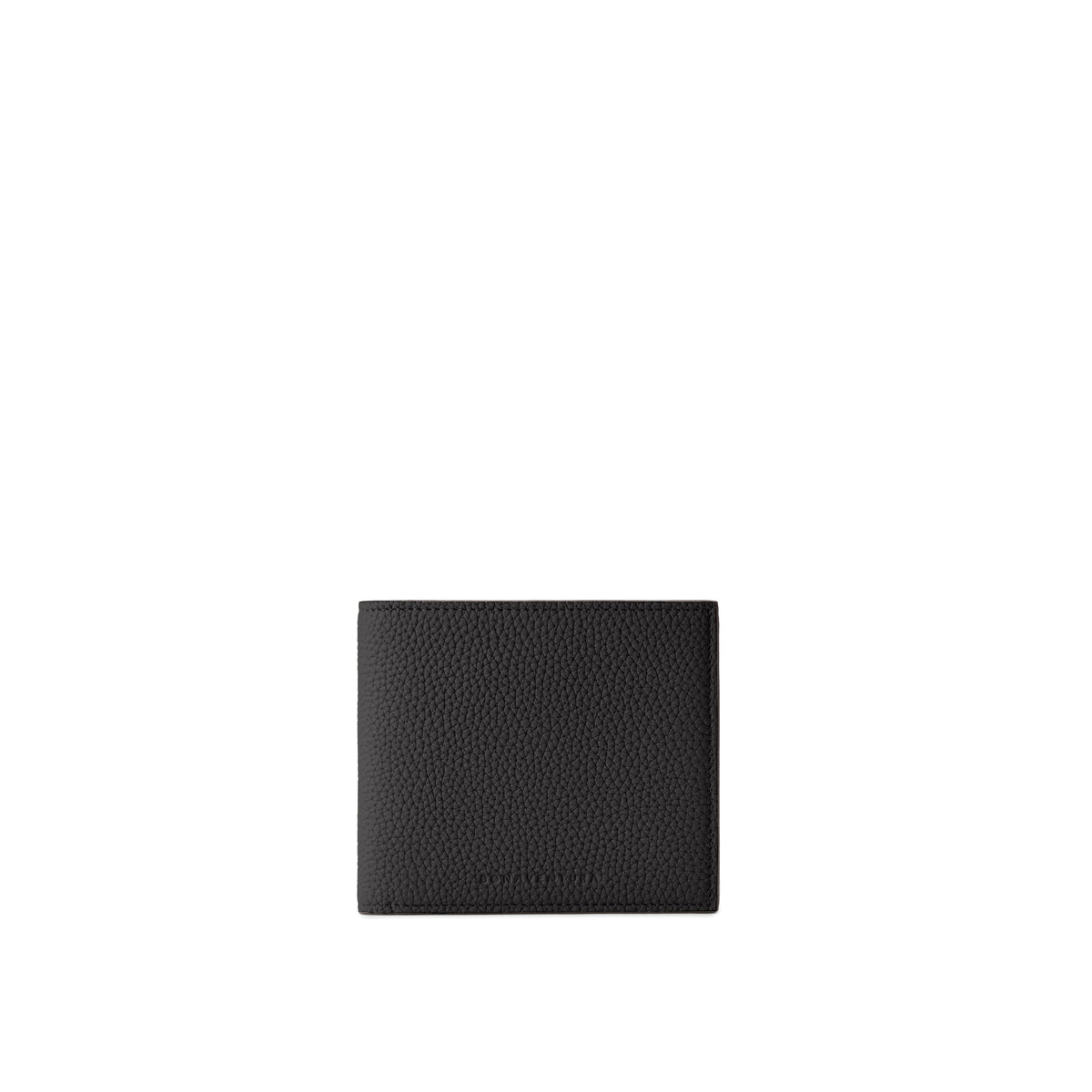 SAVOIA × BONAVENTURA Men's Bi-fold Wallet Shrink Leather (Black × Savoia Blue)