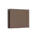 Bi-fold Wallet with Money Clip Shrink Leather (Etoupe)