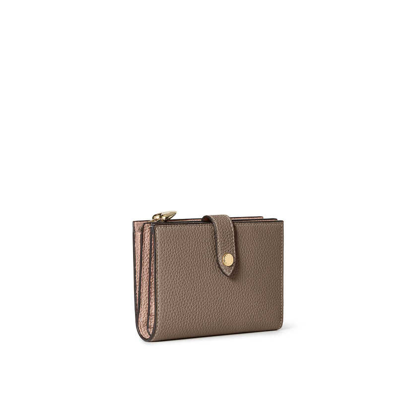 Belted Multi Medium Wallet with Heart Puller Shrunk Leather