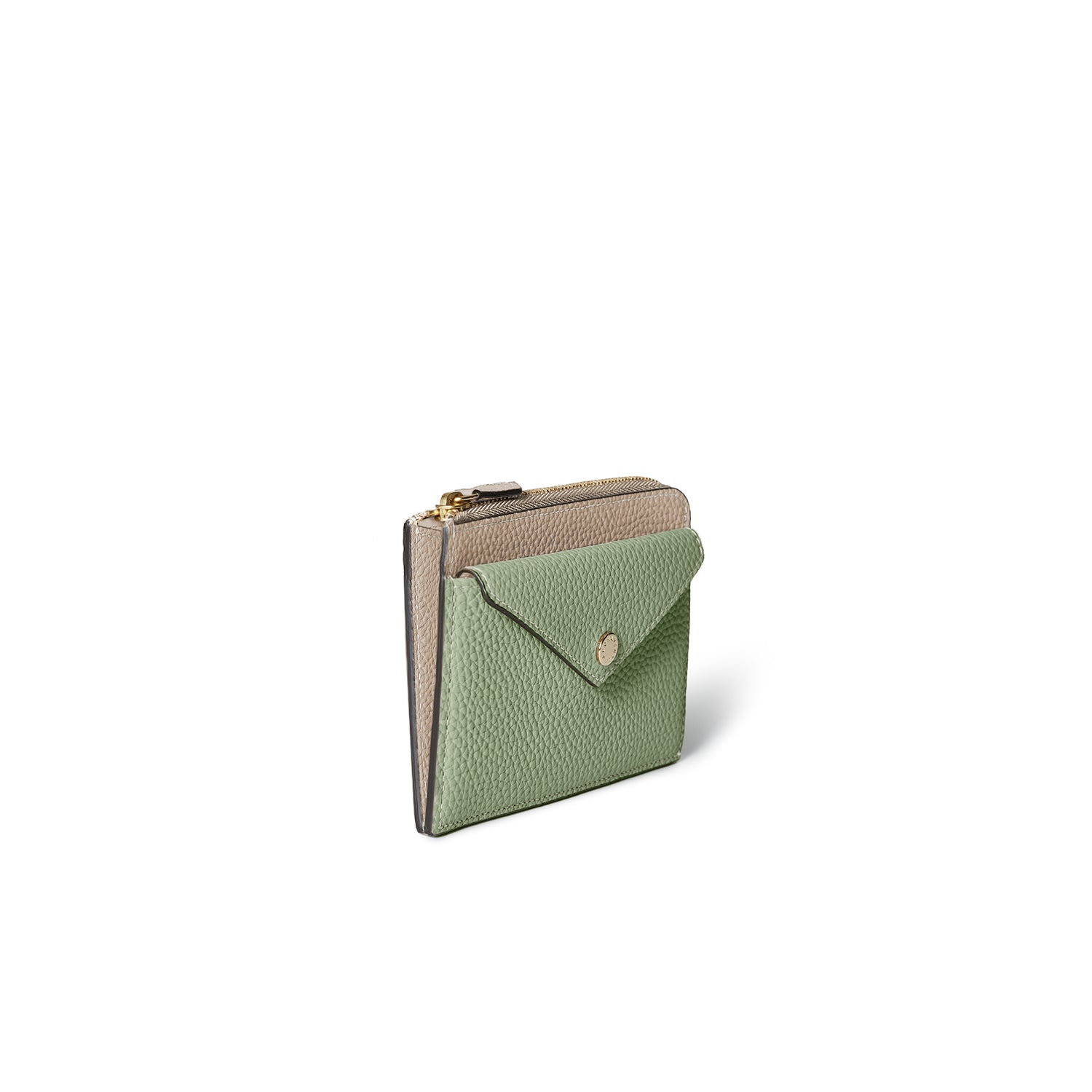 Envelope Zip Wallet Bottalato Leather (Medium)