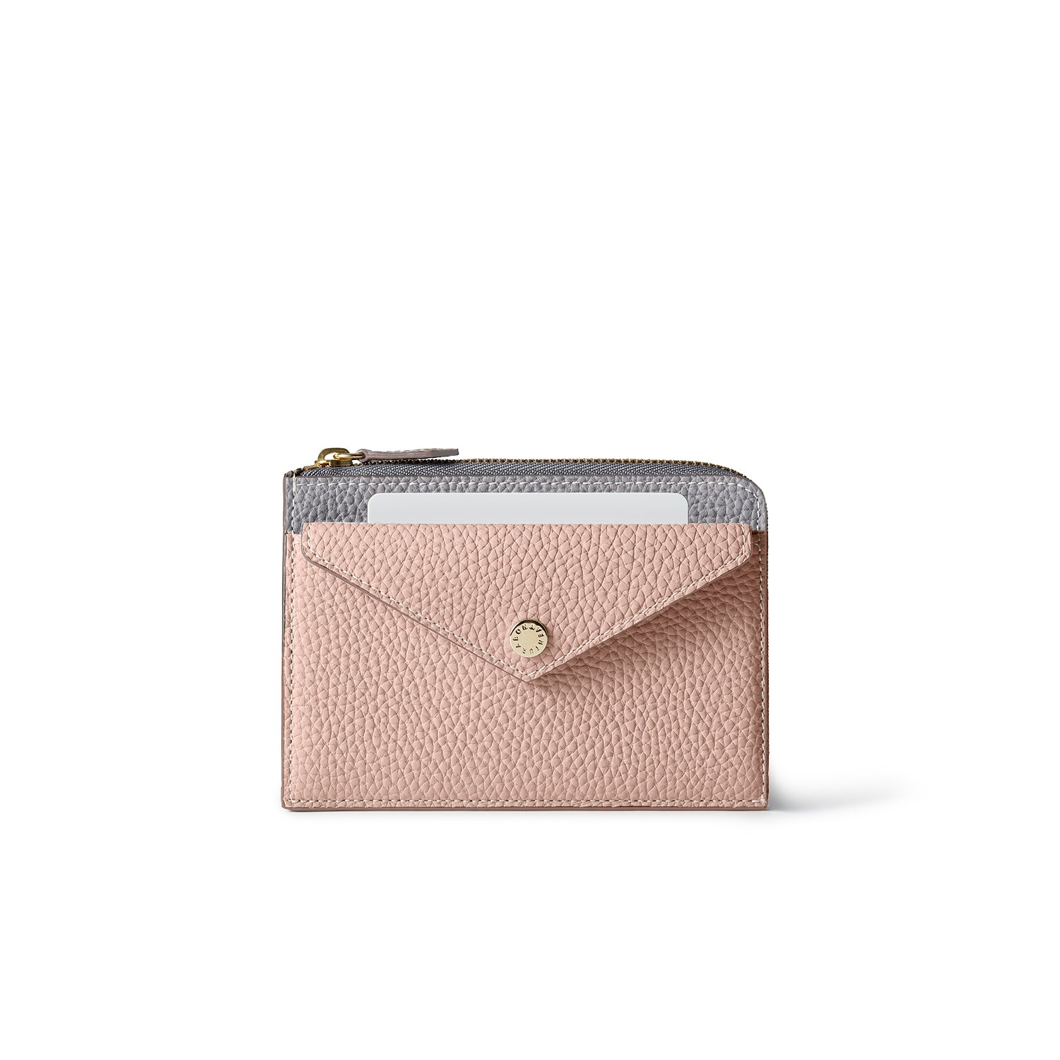 エンベロープ ミニジップウォレット ボナベンチュラ エンベロープ ミニジップ ウォレット シュリンクレザー