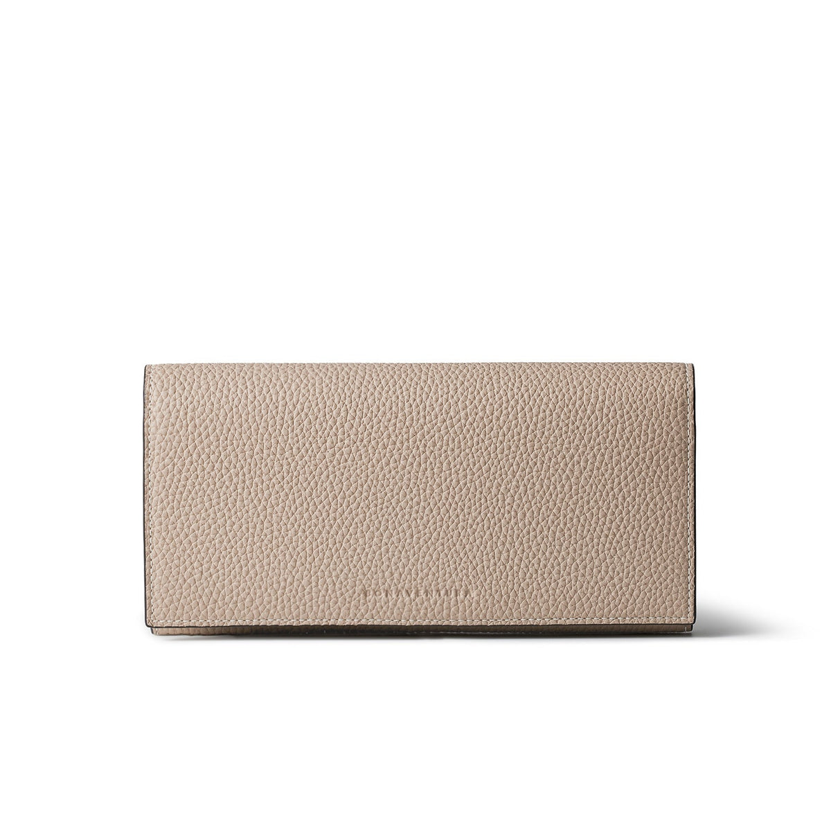Long Bi-fold Wallet Shrink Leather (Greige)