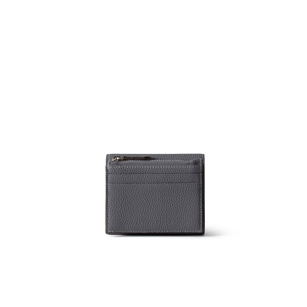 Beatrice Tri-fold Wallet Shrink Leather (Charcoal Gray)