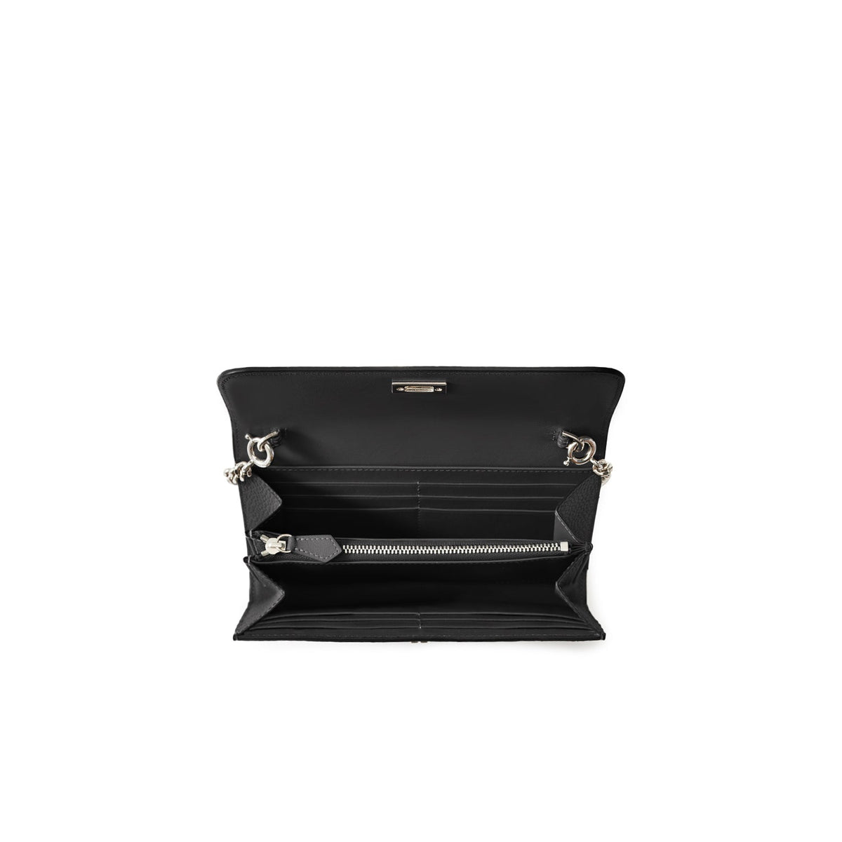 Beatrice Long Wallet Shrink Leather (Black)