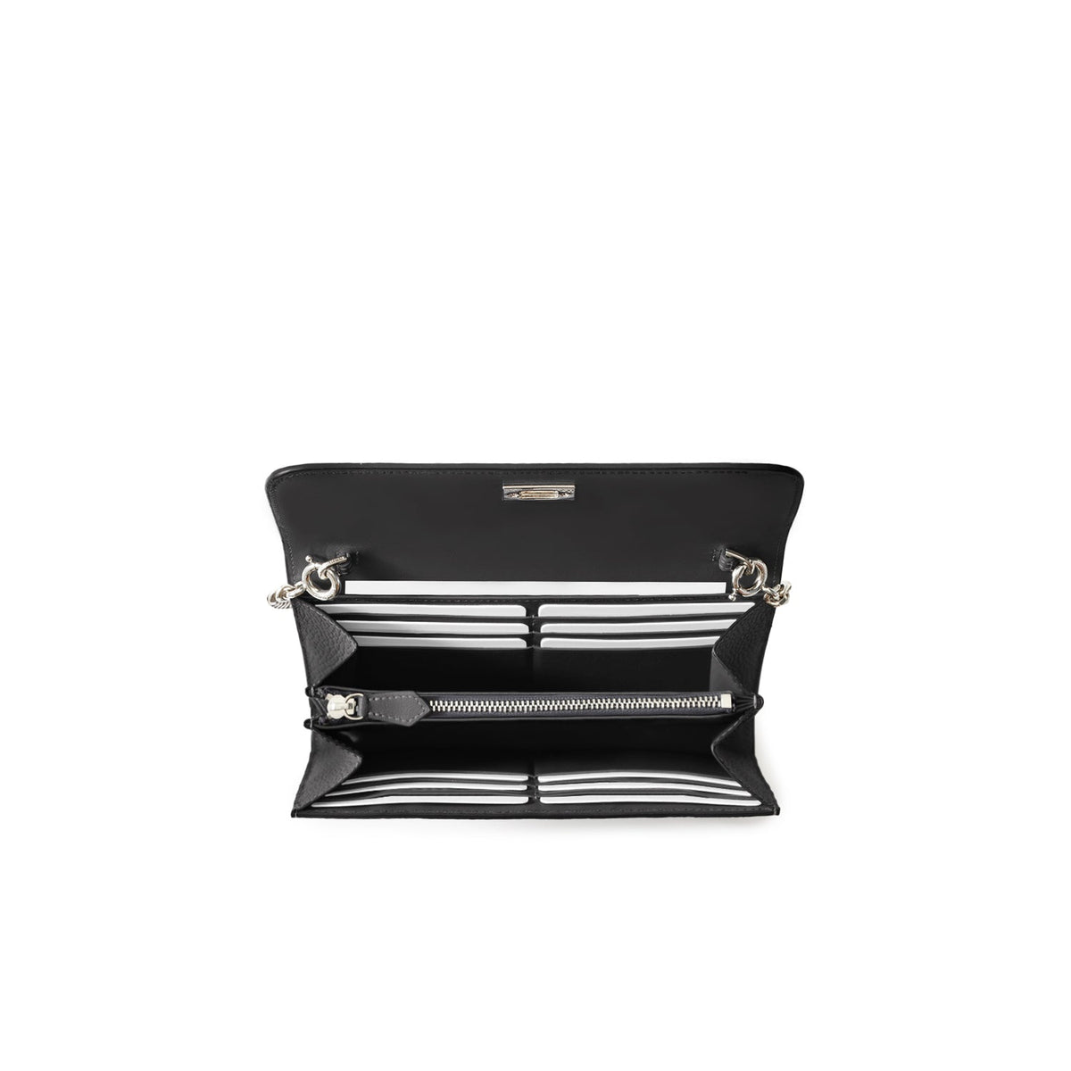 Beatrice Long Wallet Shrink Leather (Black)