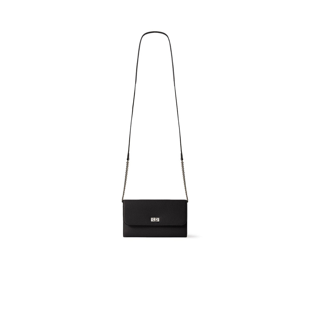 Beatrice Long Wallet Shrink Leather (Black)