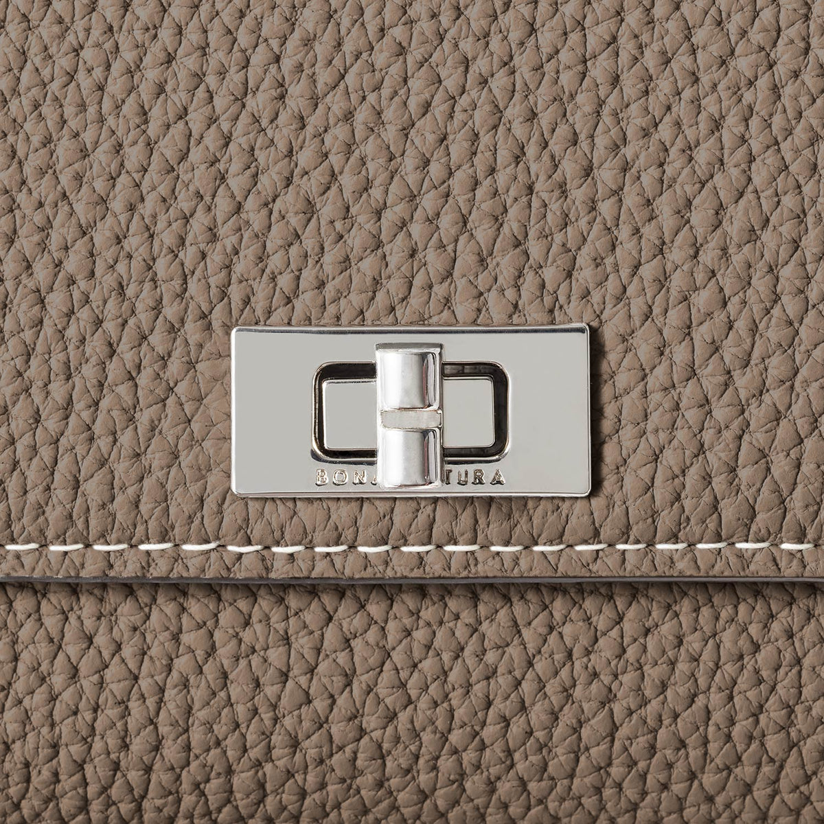 Beatrice Long Wallet Shrink Leather (Etoupe)