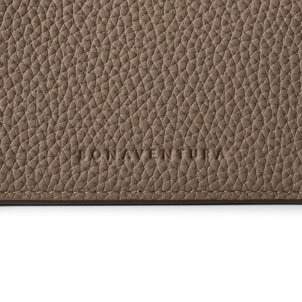 L-Zip Wallet Shrink Leather (Etoupe × Yellow)