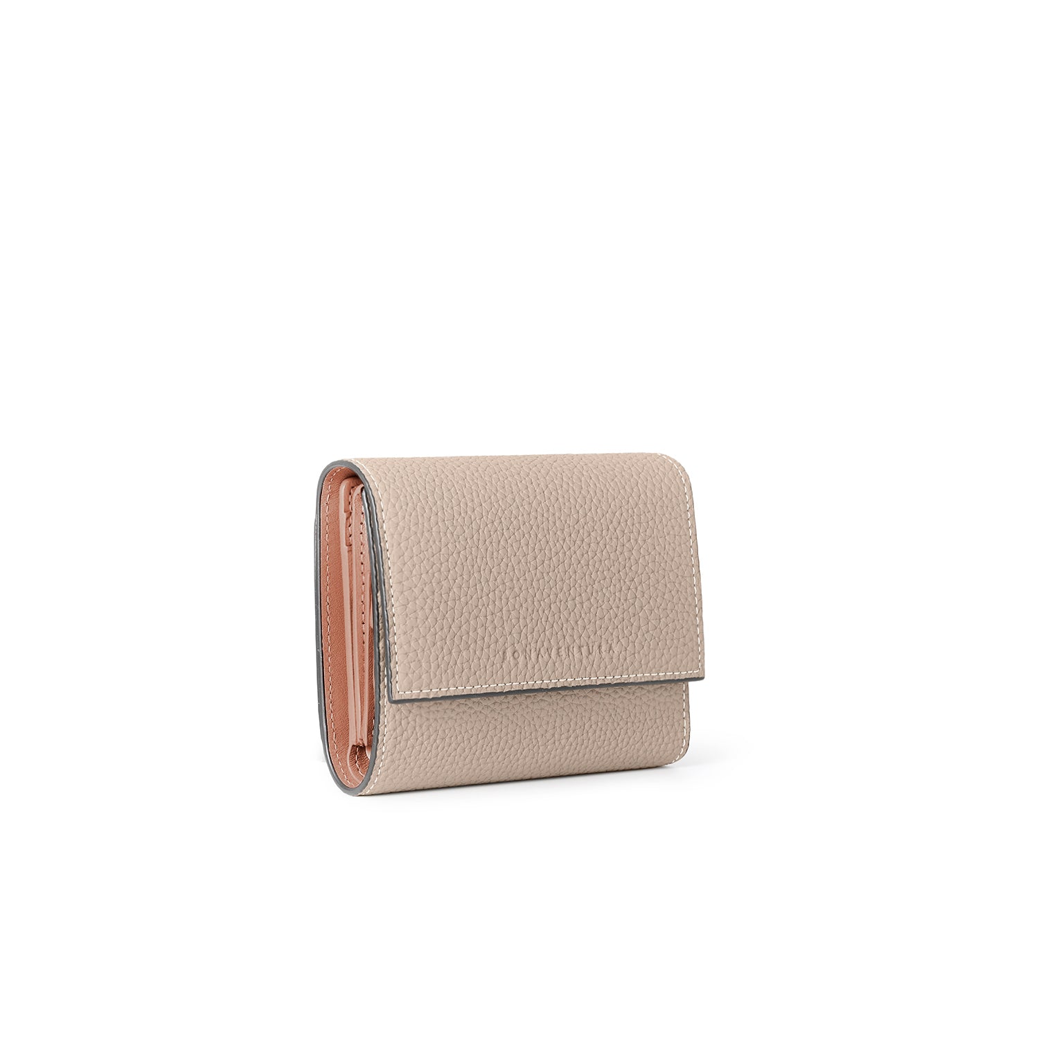 Flap Small Wallet Shrink Leather