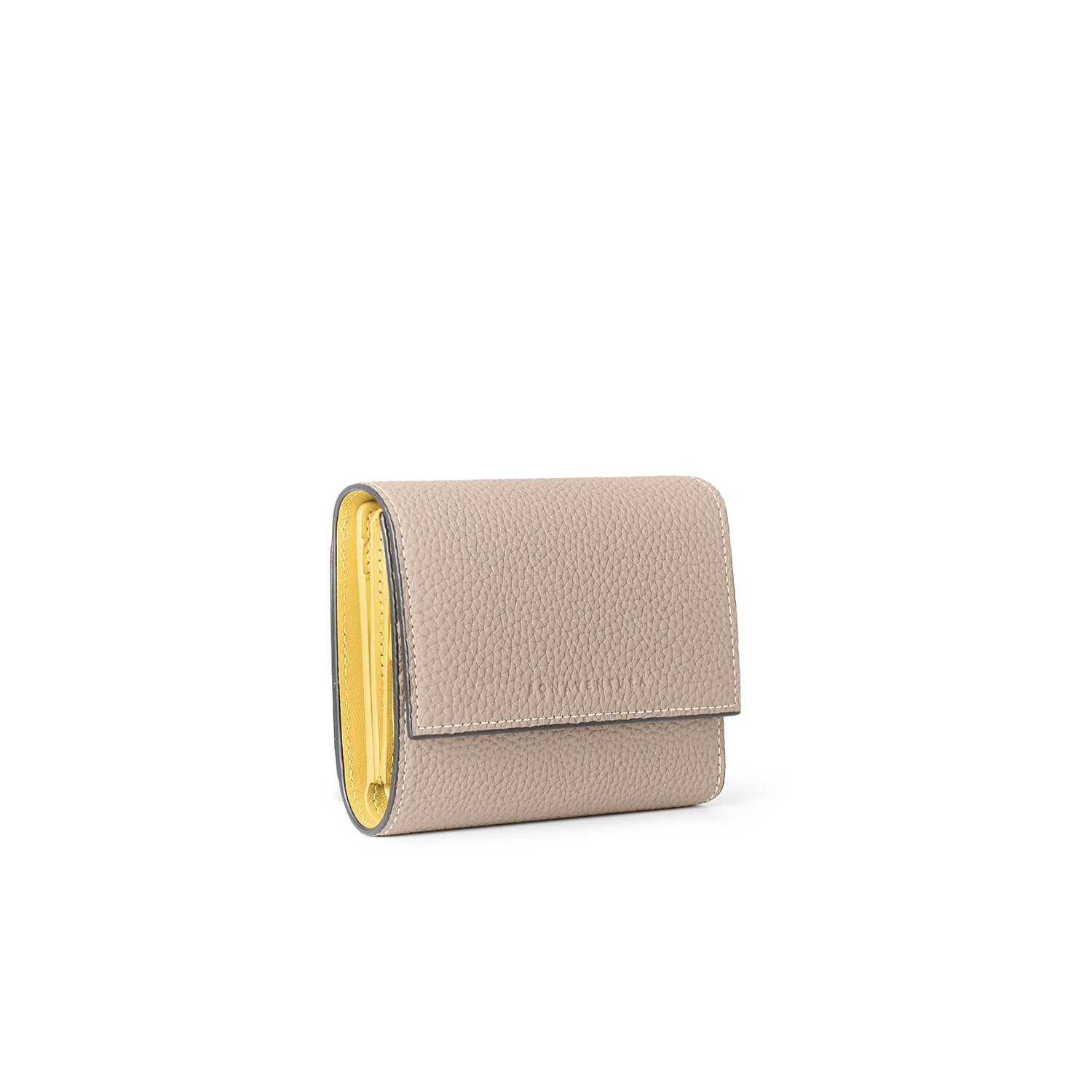 Flap Small Wallet Shrink Leather