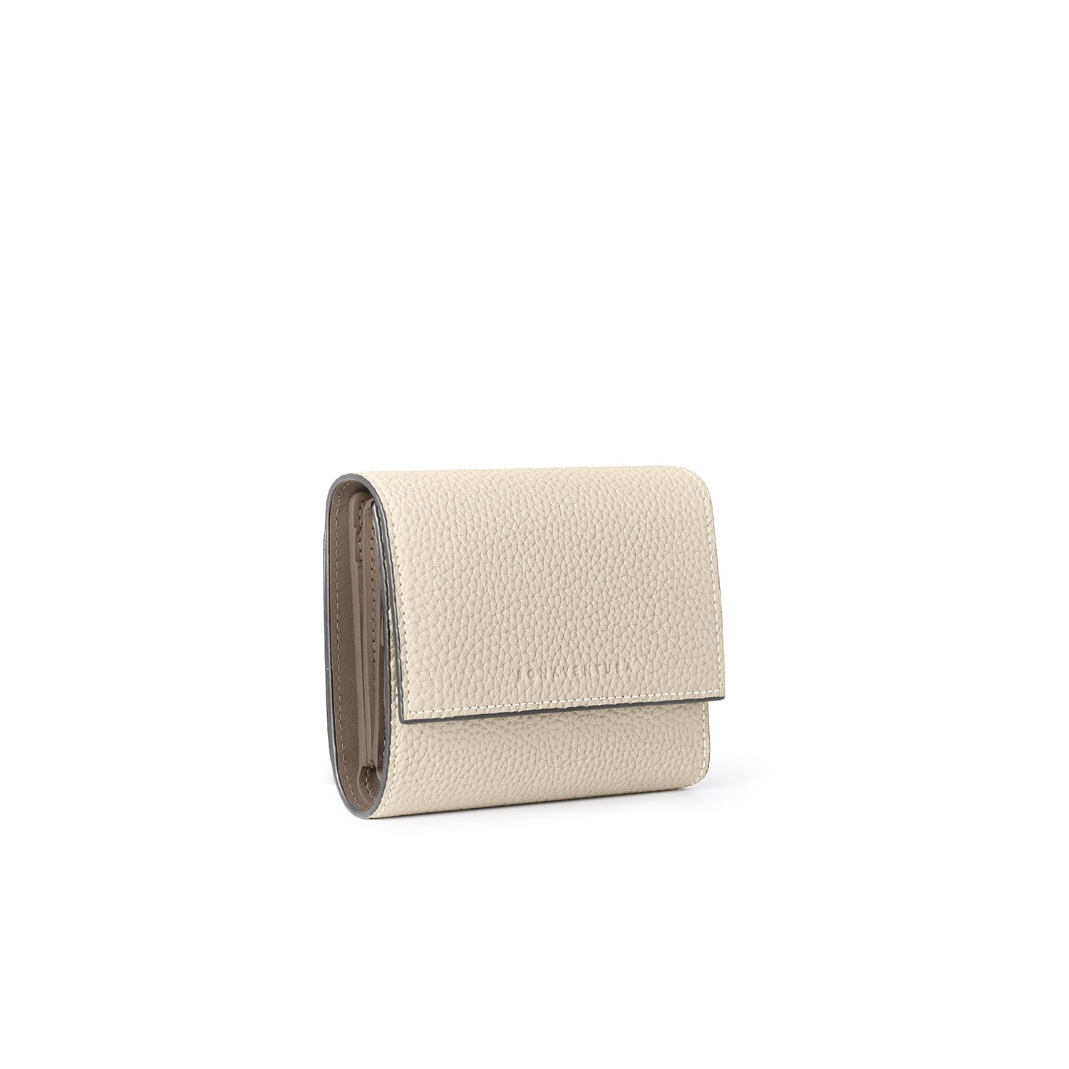 Flap Small Wallet Shrink Leather