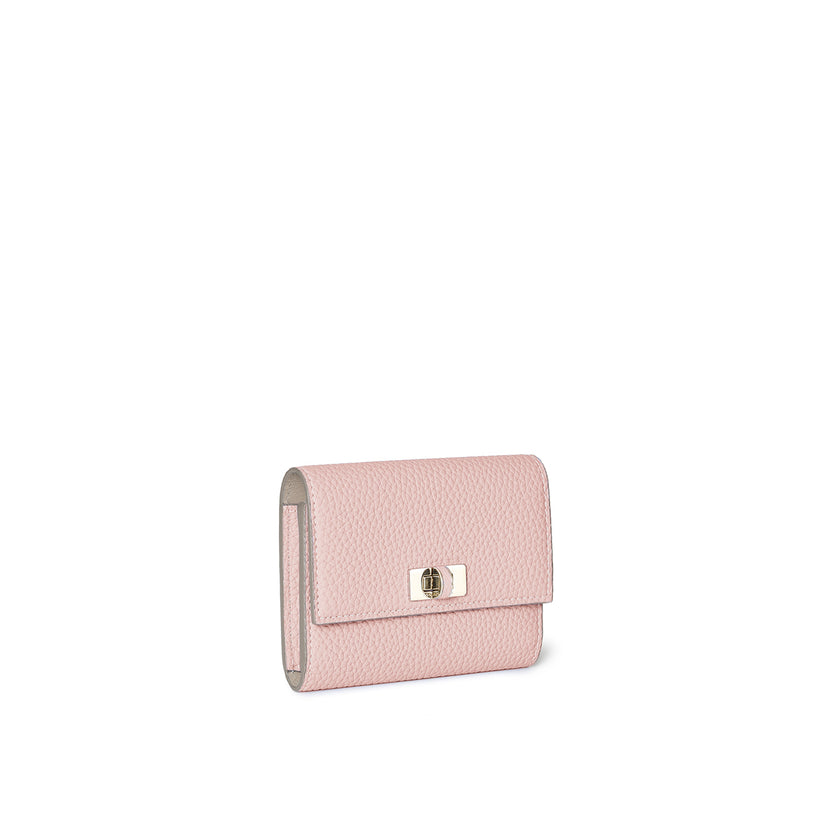 Vittoria Shrunken Leather Compact Wallet