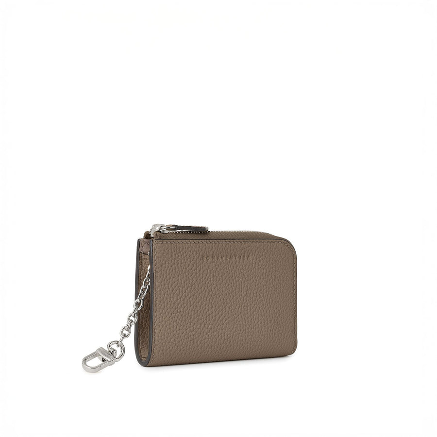 L-Zip Smart Key Case Shrink Leather (Etoupe)