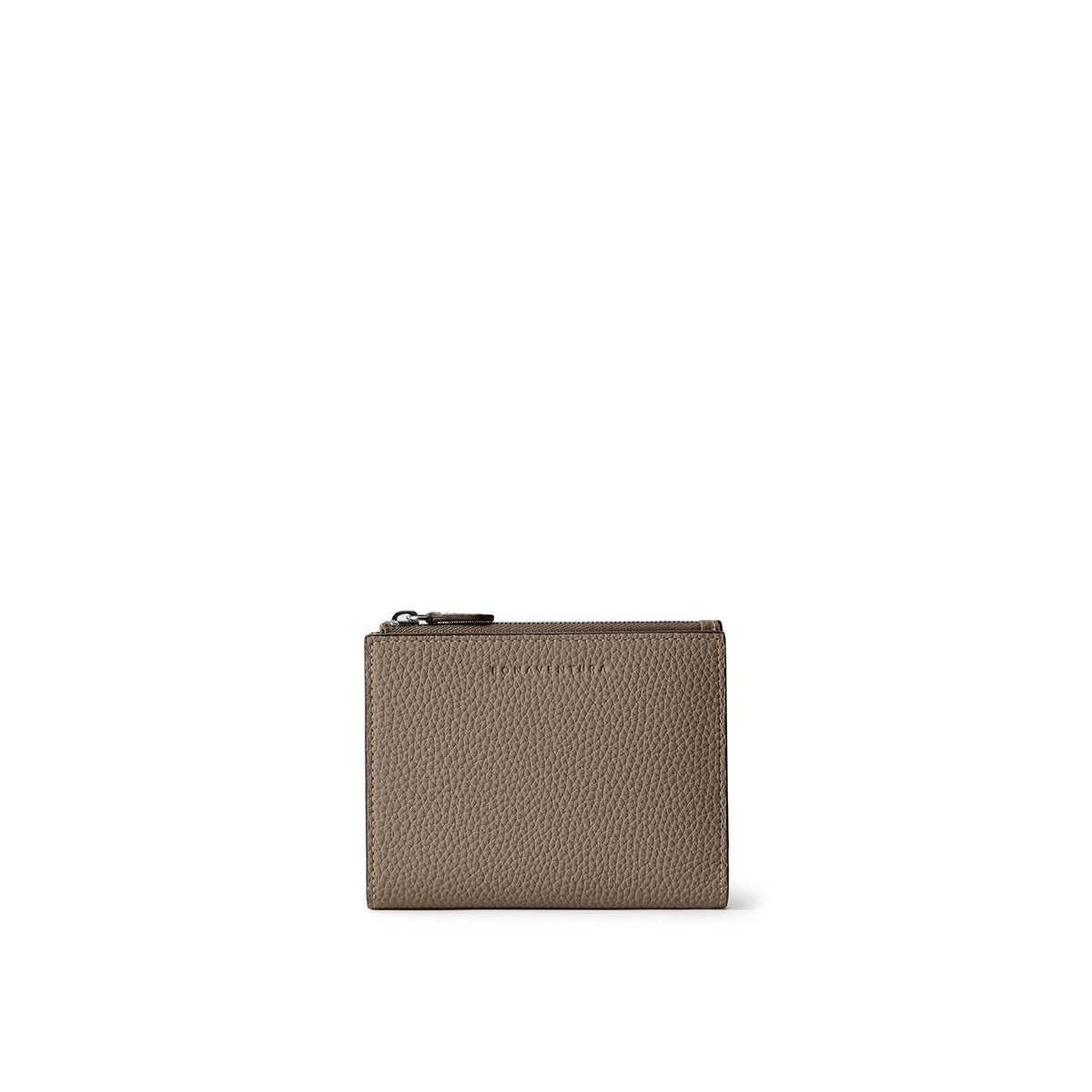 Bi-fold Slim Wallet Shrink Leather (Etoupe)