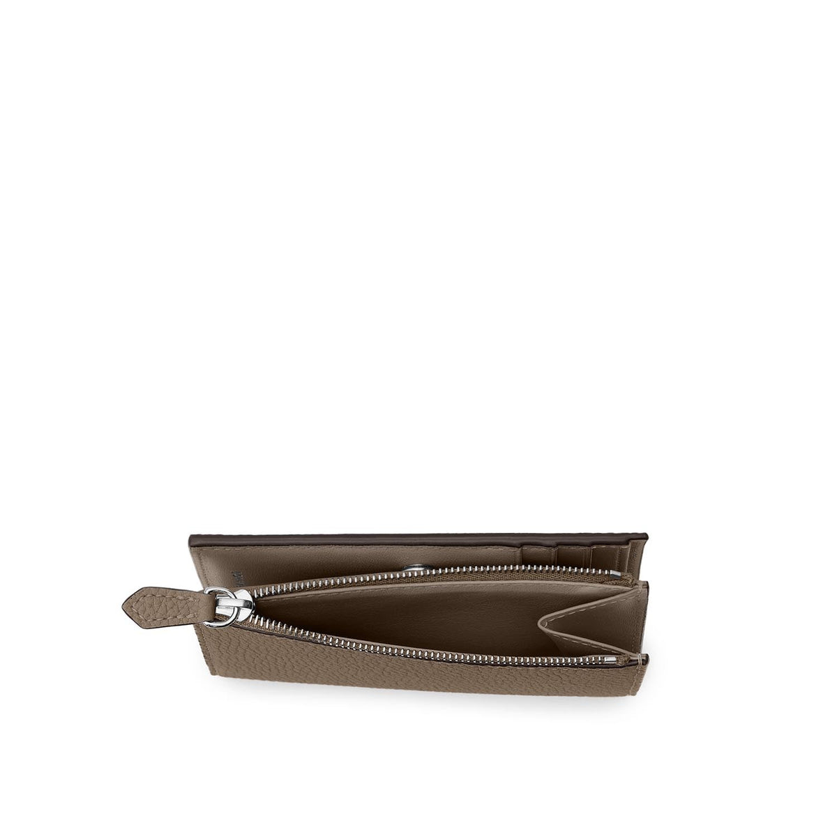 Bi-fold Slim Wallet Shrink Leather (Etoupe)