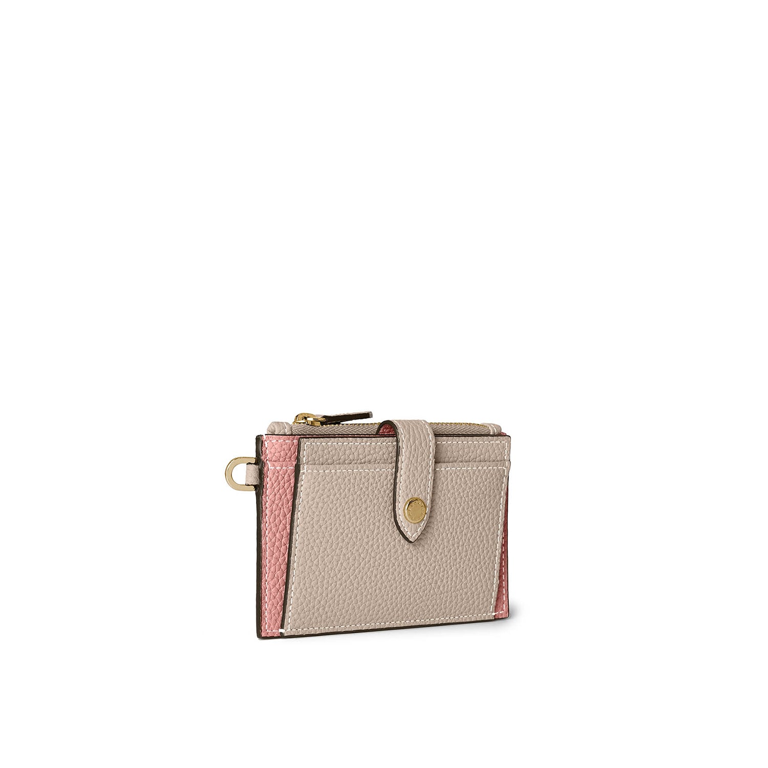 Belted Flap Card Case Shrink Leather