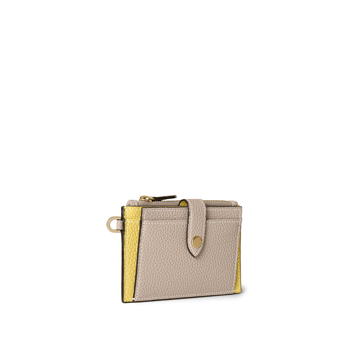 Belted Flap Card Case Shrink Leather